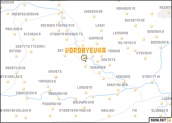 map of Vorob\