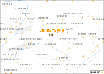 map of Vorob\