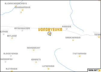 map of Vorob\