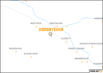 map of Vorob\