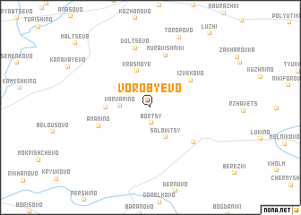 map of Vorob\