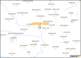 map of Vorob\