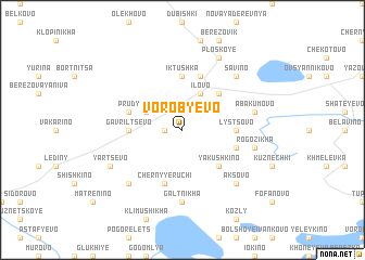 map of Vorob\