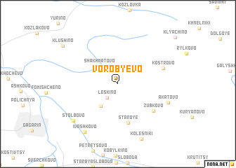 map of Vorob\