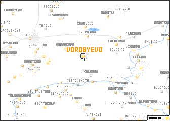 map of Vorob\