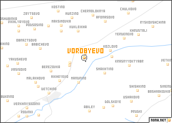 map of Vorob\