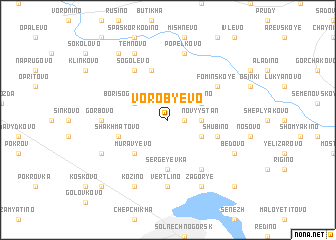 map of Vorob\