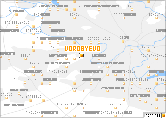 map of Vorob\