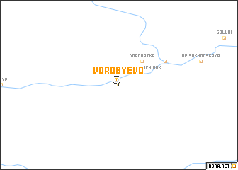 map of Vorob\