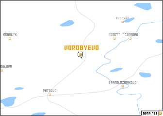 map of Vorob\
