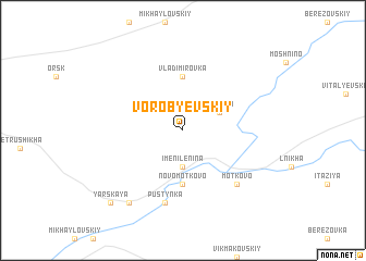 map of Vorob\