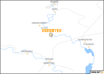 map of Vorob\