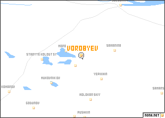 map of Vorob\