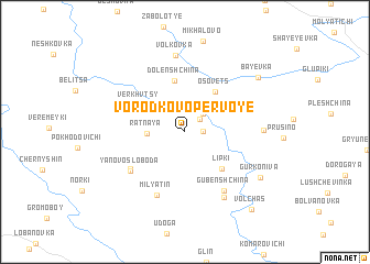 map of Vorodʼkovo Pervoye