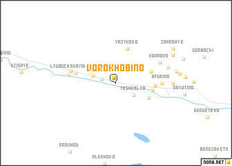 map of Vorokhobino