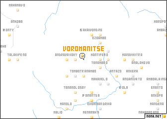 map of Voromanitse