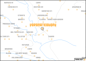 map of Vorona Teodoru