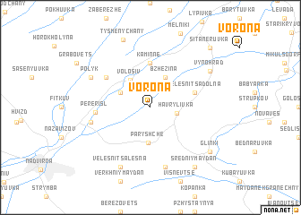 map of Vorona