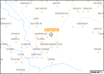 map of Vorona