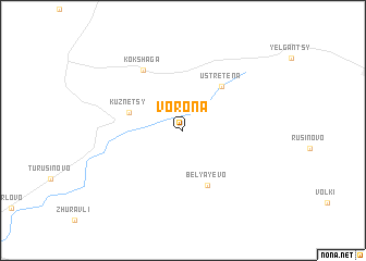 map of Vorona