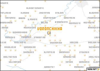 map of Voronchikha