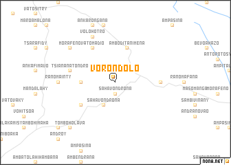 map of Vorondolo