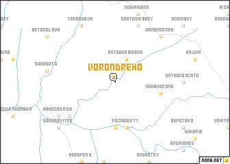 map of Vorondreho