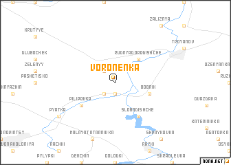 map of Voronenka