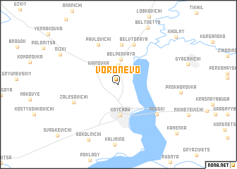 map of Voronevo