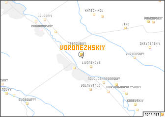 map of Voronezhskiy