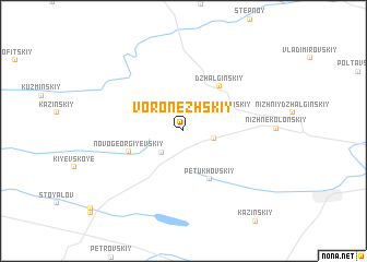 map of (( Voronezhskiy ))
