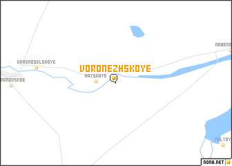 map of Voronezhskoye