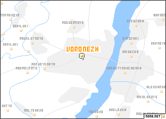 map of Voronezh