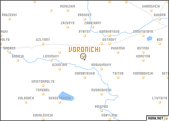 map of Voronichi