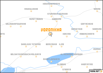 map of Voronikha