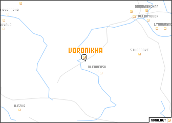 map of Voronikha