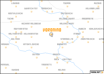 map of Voronino