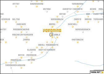 map of Voronino