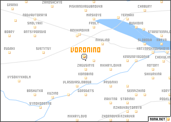 map of Voronino