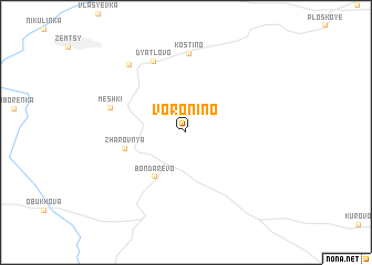 map of Voronino