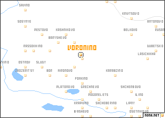 map of Voronino