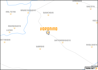 map of Voronino