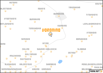 map of Voronino