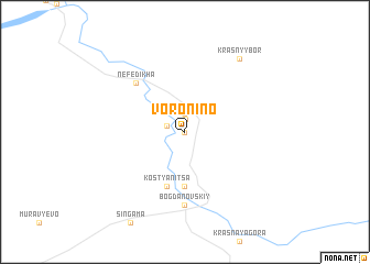 map of Voronino