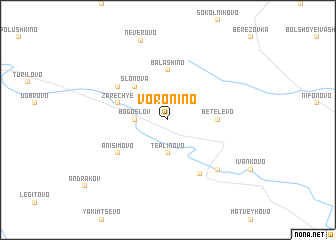 map of Voronino