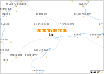 map of Voroniy Ostrov