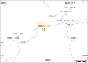 map of Voroni