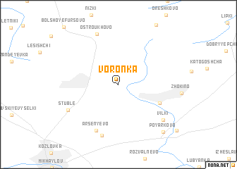 map of Voronka