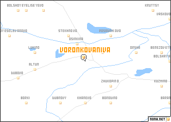 map of Voronkova Niva