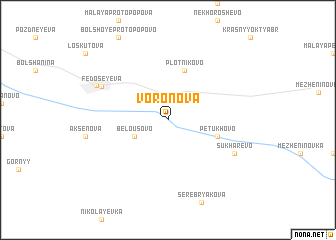 map of Voronova